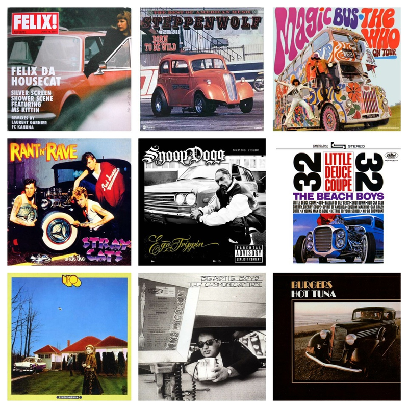 Illustration for article titled Cars on Album Covers